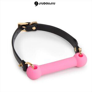 Bone Shaped Silicone Ball Pink